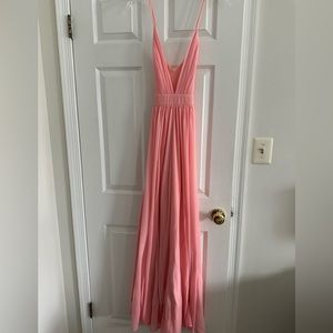 Pink Lily pink maxi dress